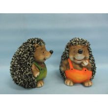Hedgehog Shape Ceramic Crafts (LOE2537-C13.5)